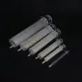 1/5/10/30/50/100ml Glass Syringe Injector Lab Sampler Standard Diameter Caliber Precision auf
