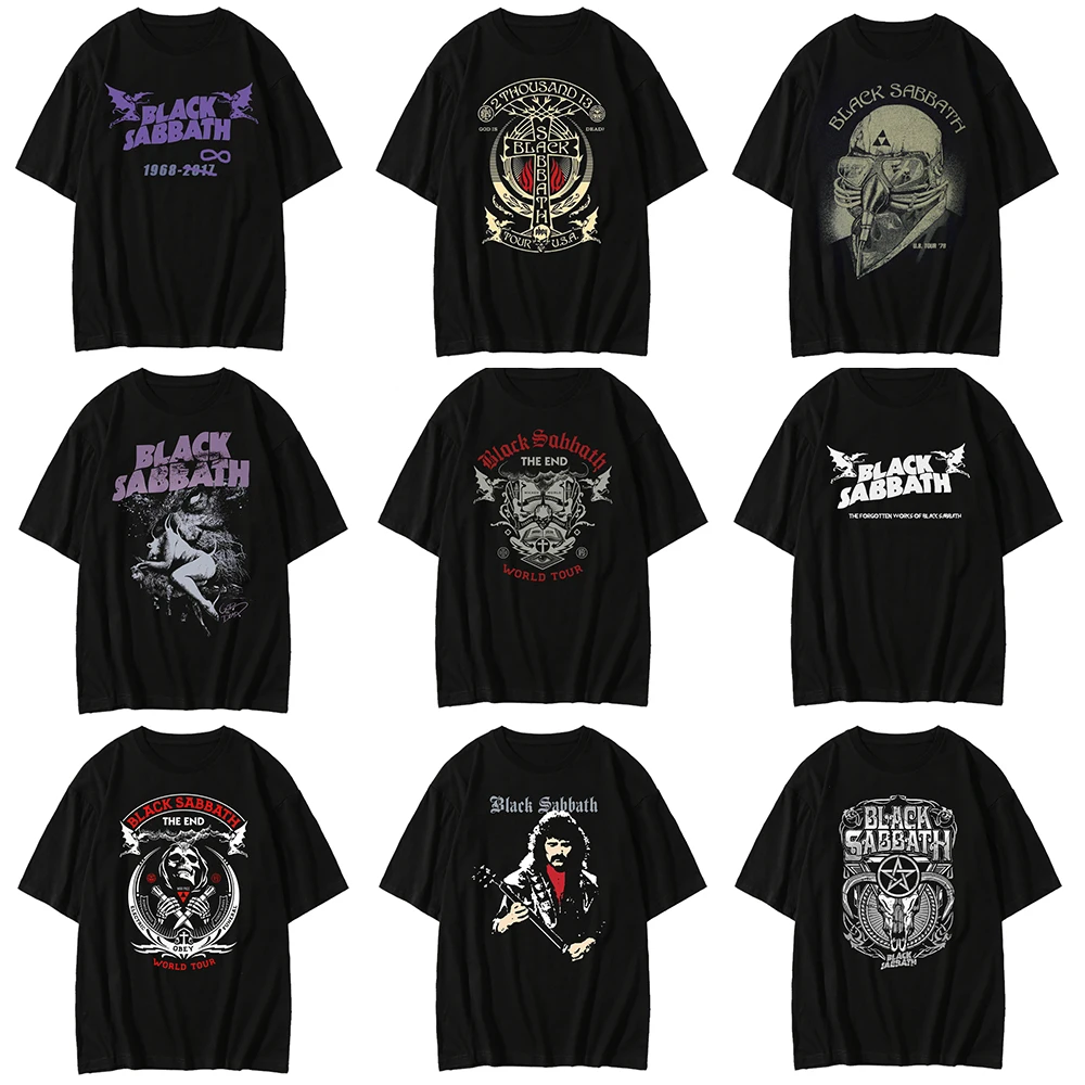 В европейском и американском стиле панк Стиль Heavy Metal Rock Band Мужская футболка с