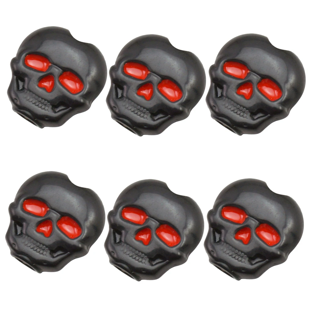 6Pcs Classical Guitar Locked Button Tuning Pegs Keys Tuners Head Skull Shape