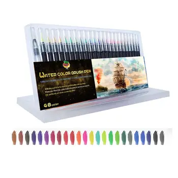

Watercolor Calligraphy brush pens For Drawing Coloring Art Marker