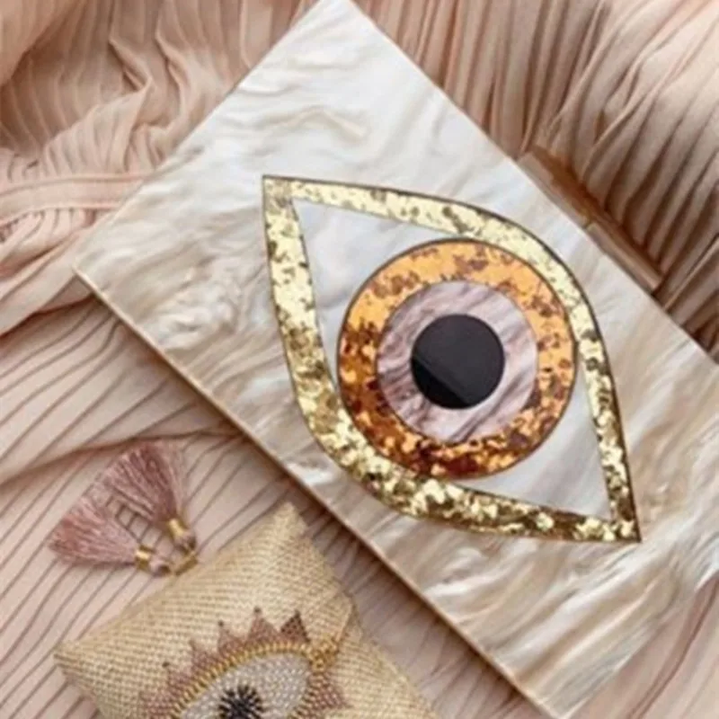 Женская сумочка в этническом стиле с акриловым чехлом вечерние дорожные сумочки