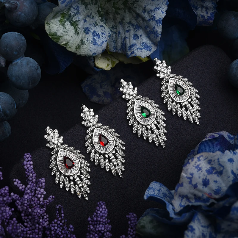 Комплект ювелирных изделий HADIYANA cratic дизайн ожерелье серьги кольцо и браслет набор для женщин вечерние свадебные Циркон CNY0038 Conjunto de joyas