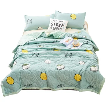 

B-LIFE Summer Throw Blanket With Tassels 100% Cotton Summer Blanket for Bed Sofa Couch 100% Combed Cotton Soft Warm Quick Dry