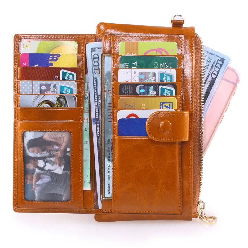 New Long Men's and Women's Wallets Women's Wallet Men's Wallet Mobile Phone Bag Trend