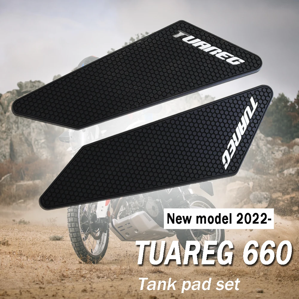 

FOR Aprilia TUAREG 660 tuareg 2022 Motorcycle Tankpad anti-slip tank Pad sticker protection stickers SIDE TANK PADS Traction Pad