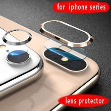 Защитная пленка для iPhone XR X XS MAX 8 7 6s Plus, защитное кольцо для объектива камеры, закаленное стекло, защита от царапин, стекло