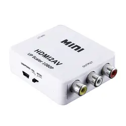 Мини 1080P HDMI к Аудио Видео AV RCA адаптер CVBS конвертер для HDTV LFX-ING