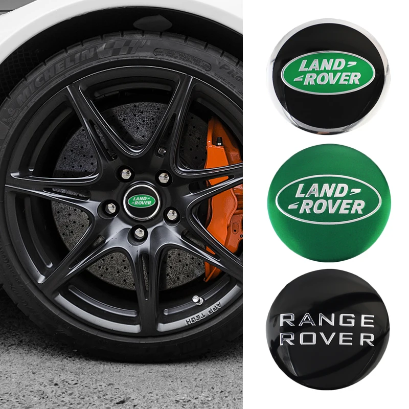 4Pcs Car Wheel Hub Center Cap Metal Emblem Stickers For Land Rover Freelander 2 L2 LF Discovery 3 4 L319 L462 Range Evoque | Автомобили и