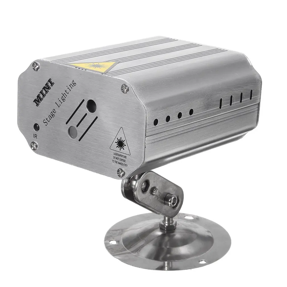 Voice Control Music Rhythm Flash Light LED Laser Projector Stage Light DJ Disco Club Outdoor Indoor Dancing Party Ballrooms