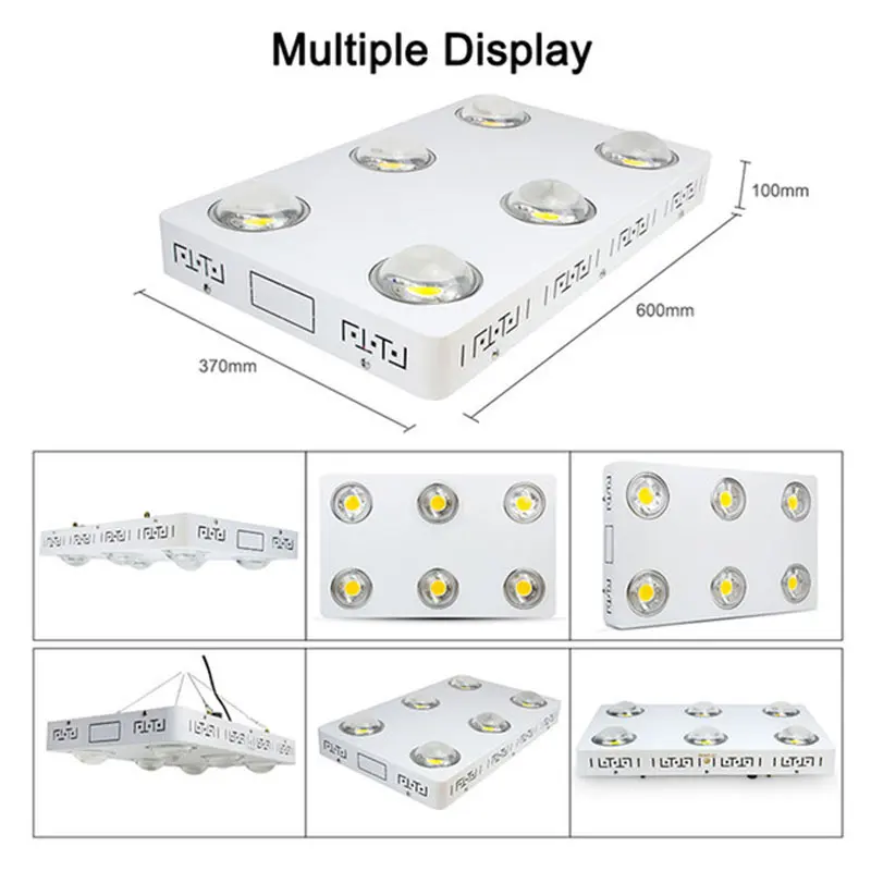 Светодиодный завод, для выращивания растений, с широким диапазонном! диммирующий CREE COB CXB3590-X6 600W 72000LM = HPS 1000 Вт для комнатных растений подсветка для рассады - Испускаемый цвет: CXB3590-X6