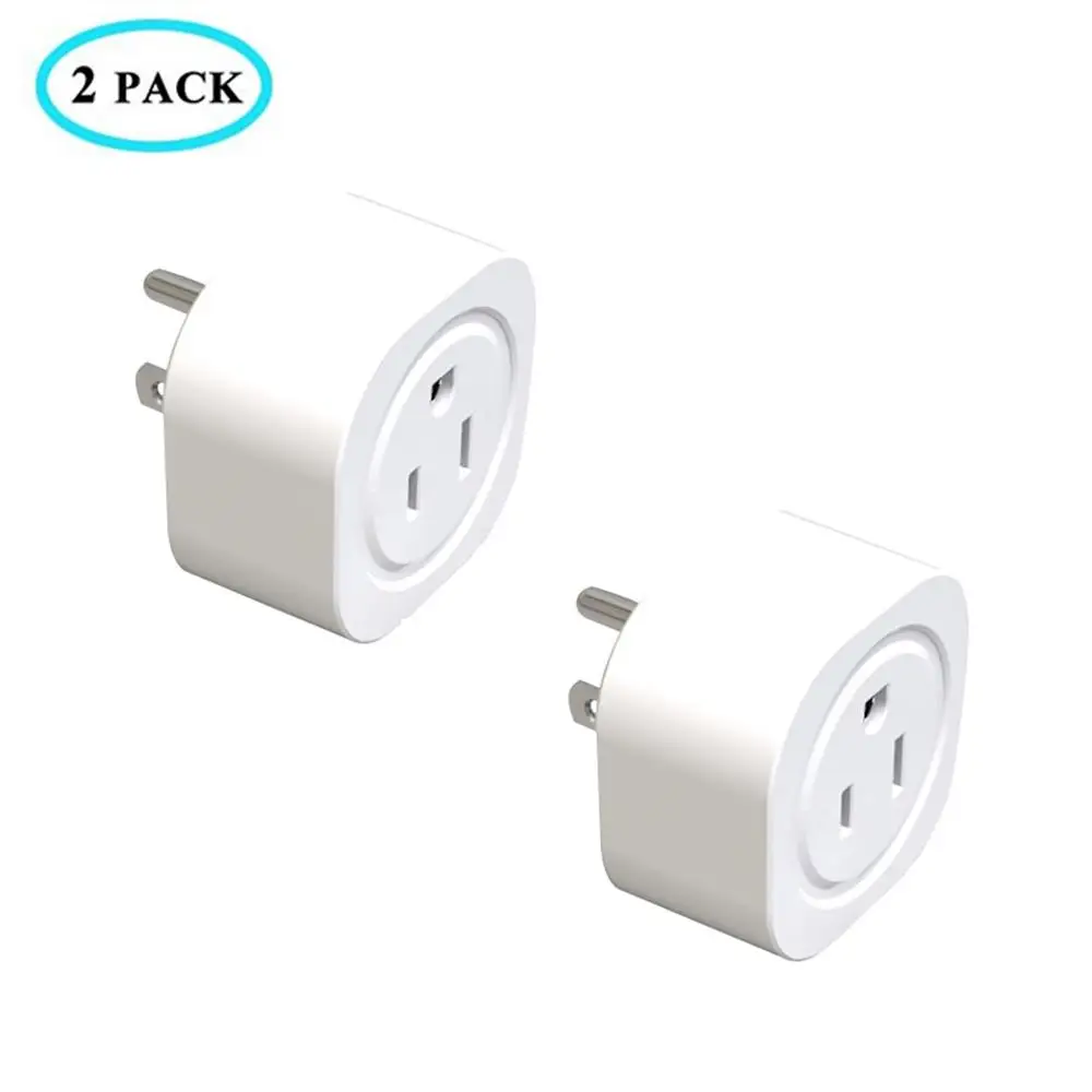 Remote Control Home WiFi Smart Power Socket Wireless Timer Switch Outlet US Plug Intelligent Sockets for Google home#808 - Цвет: 2PCS