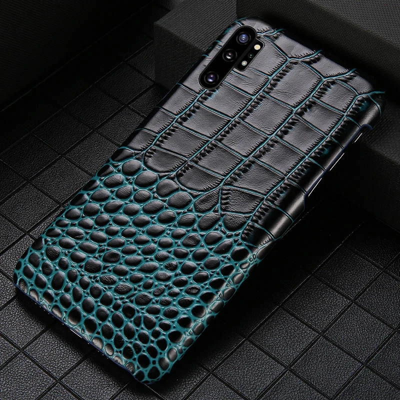 Подлинный кожаный чехол для мобильного телефона для samsung Примечание 10 Pro A70 A50 S10 S7 S8 S9 плюс A8 A9 J7 J5 Прохладный защитный чехол-накладка на заднюю панель - Цвет: T4