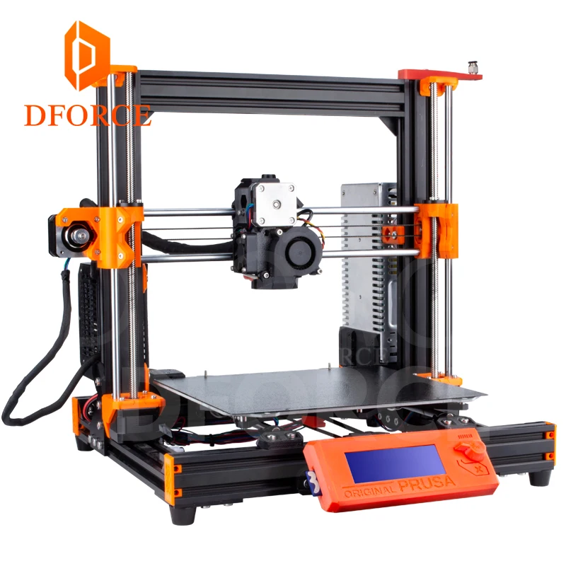 DFORCE клонированный Prusa I3 MK3S медведь полный комплект(исключая Einsy-Rambo платы) 3D принтер DIY медведь MK3S(PETG материал