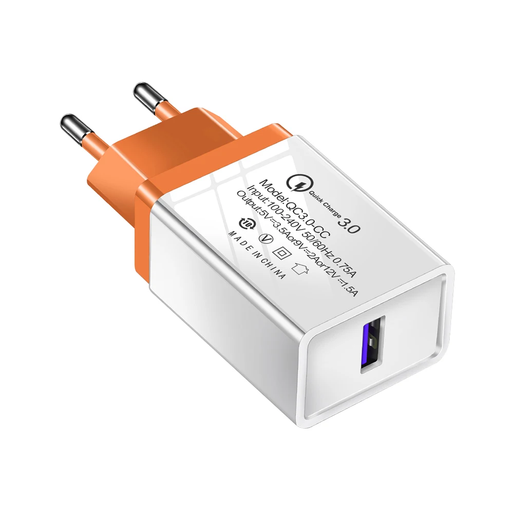 Быстрая зарядка 3,0 USB настенное зарядное устройство адаптер питания для samsung S8 Note 8 LG htc Apple iPhone XS Max XR EU/US Plug высокое качество
