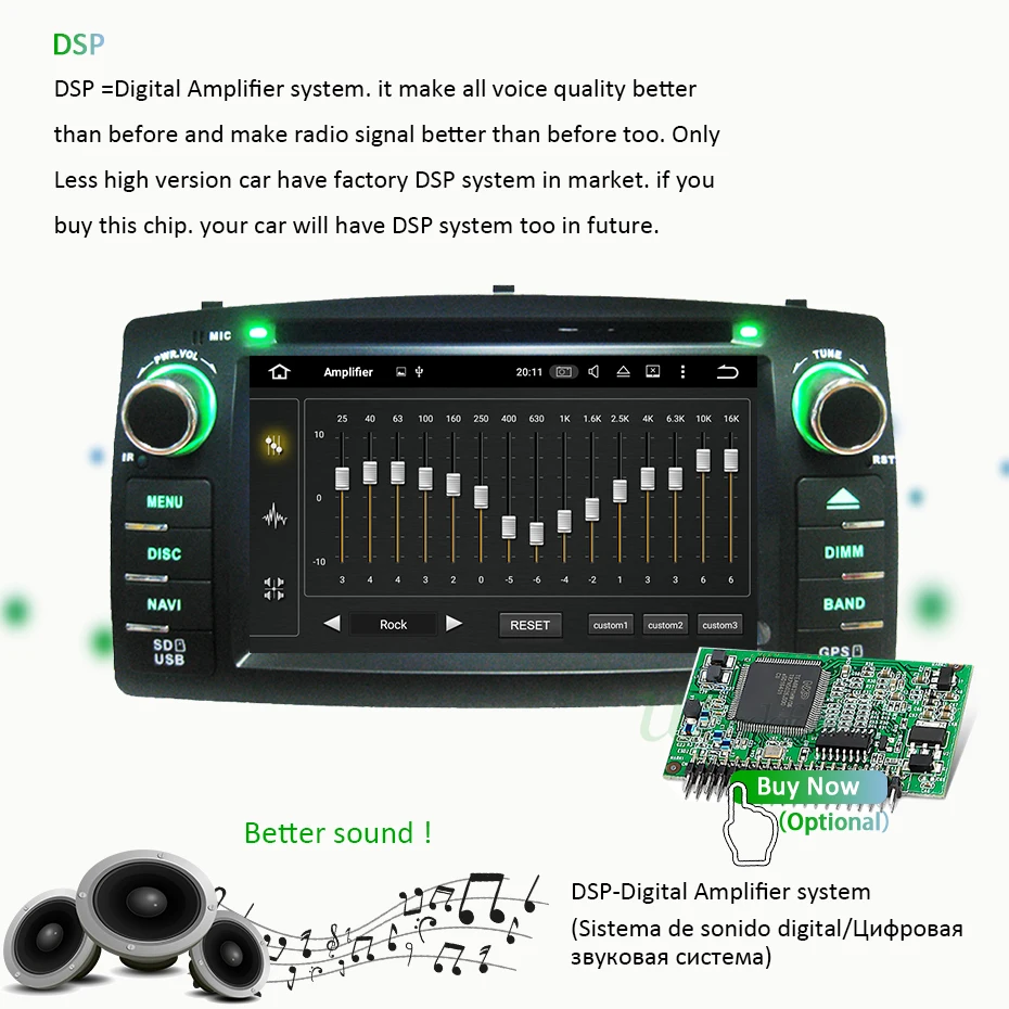 Cheap For Toyota Corolla E120 BYD F3 android 9.0 2 din 4G 64G 8 CORE Car radio DVD player Multimedia GPS Navigation obd2 wifi dvr DSP 2