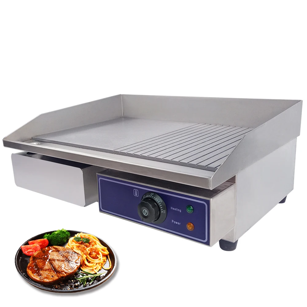 

TAIMIKO commercial electric griddle non-stick multi-functional Teppanyaki grill with 3000W