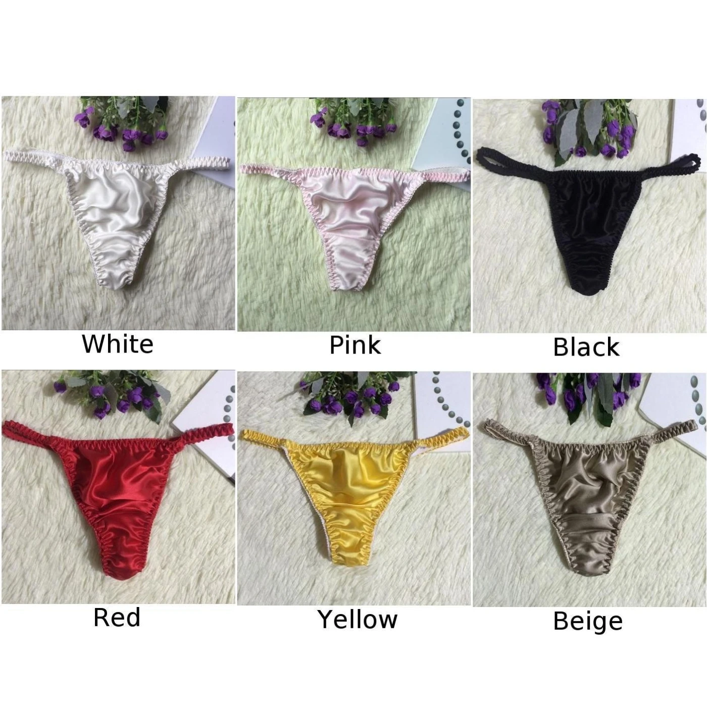 Женские трусы, шелковое нижнее белье, стринги, низкая талия, привлекательные дышащие сексуальные трусы, модное дамское нижнее белье