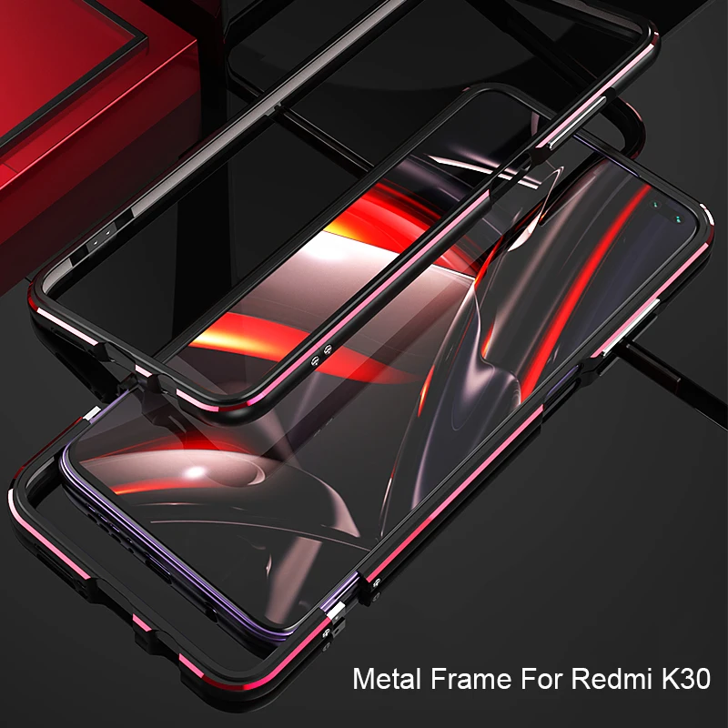 Чехол для Xiaomi Redmi K30 противоударный металлический бампер Защита алюминиевая рамка Ультратонкий чехол для Redmi K30 аксессуары для телефонов