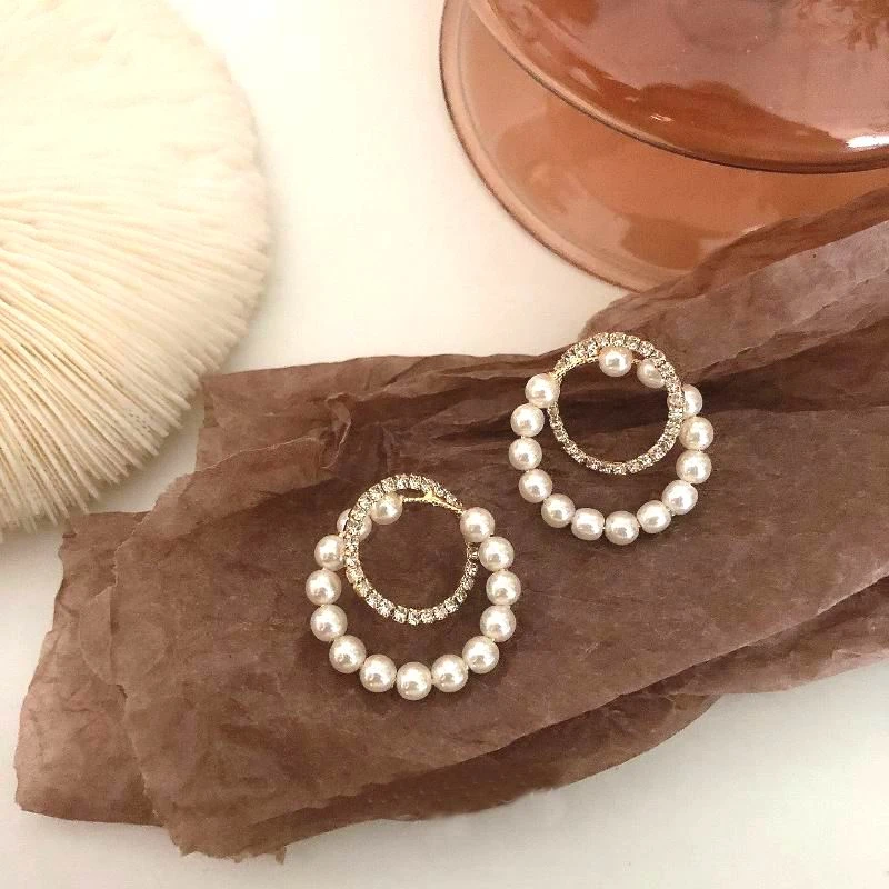 Pendientes De Perlas Elegantes Para Mujeres Nueva Coreana De Pendientes De Perlas Elegantes Para Mujeres Nueva Coreana De