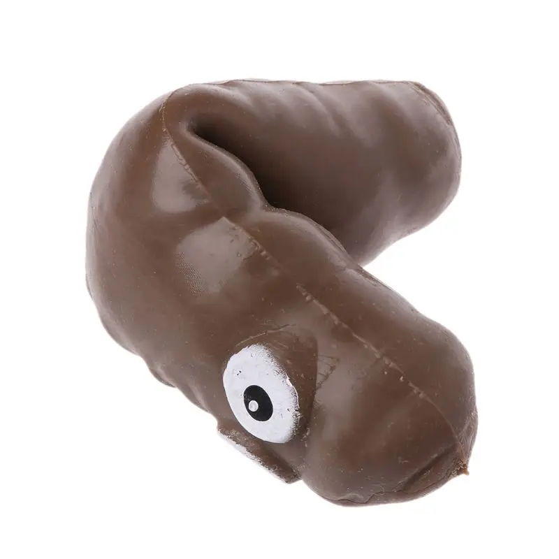 Смешная сжимающая полоса Poo Gag Shit шутка шар для снятия стресса игрушка подарок для взрослые дети игрушки упражнения рука