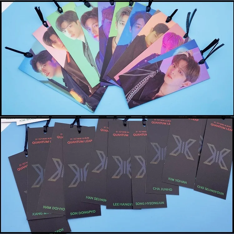 [MYKPOP] X1 X ONE [QUANTUM] концертная закладка для фотографий, набор 11 шт., коллекция фанатов KPOP SA19121005
