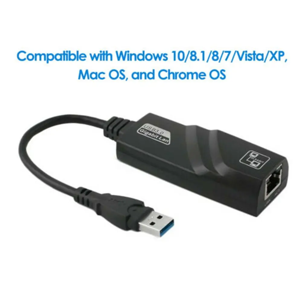 Высокоскоростной USB 3,0 к Gigabit Ethernet RJ45 LAN(10/100/1000) Мбит/с сетевой адаптер для MacBook Air для ПК ноутбука