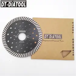 DT-DIATOOL 2 шт. диаметр 115 мм/4,5 "мульти отверстия режущий диск Алмазные пилы для гранита мрамора диск для резки камня