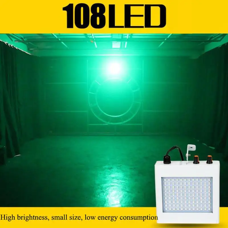 40 Вт 108LED смешанные мигающие сценические огни удаленный звук активированный диско огни для фестиваля гирлянда для праздника Свадьба КТВ стробоскопы