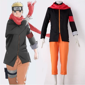 

Japan anime Naruto Uzumaki Cosplay Costume movie the last Naruto cosplay costumes Naruto cosplay Uzumaki suits