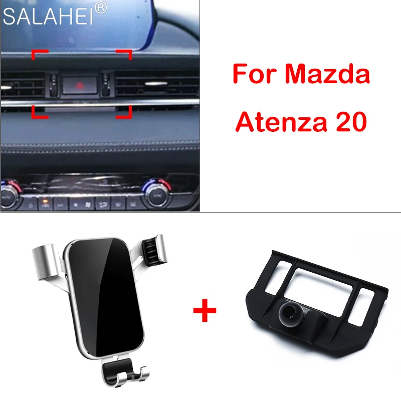 

Автомобильный мобильный телефон держатель для Mazda 6 Atenza 2020 приборной панели, устанавливаемое на вентиляционное отверстие в салоне автомобиля смарт-телефон кронштейн Стенд для телефона на магнитной зарядке зажим аксессуары