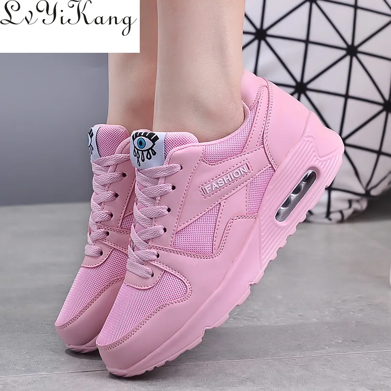 Женские кроссовки дышащая Уличная обувь для прогулок Женская сетчатая