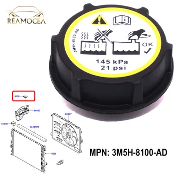 

Reamocea 1Pc Black Expansion Water Tank Radiator Cap 3M5H-8100-AD Fit For Ford Focus Fiesta C-max Mondeo Transit