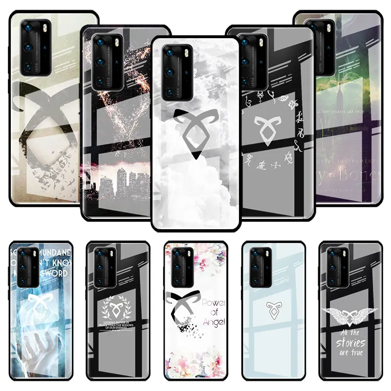 Shadowhunters Glass Case For Huawei P20 P40 Lite E P30 Pro P Smart 2019 Mate 10 20 X Stalinite Phone Cover Capas | Мобильные