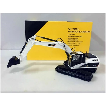 

1/50 320D L Carter Hydraulic Alloy Crawler Excavator Engineering Vehicle Model White Commemorative Collector's Edition