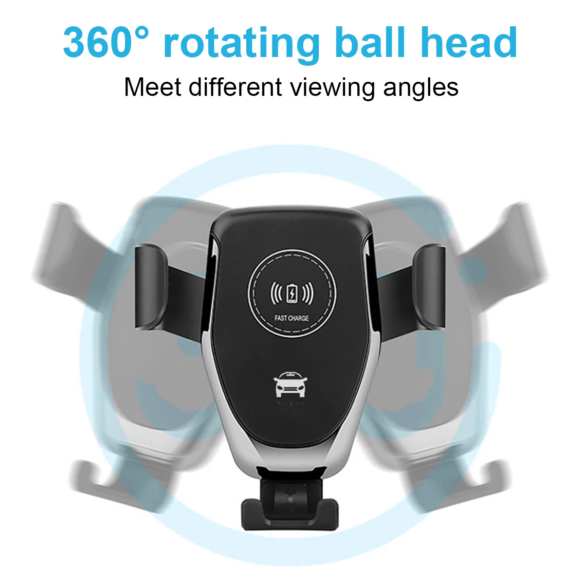 iphone charging stand Gravity Induction Car Qi Wireless Charger For iPhone XS 12 Max XR 8 Fast Charging Air Vent Phone Holder For Samsung Note S9 S8 mobile wall stand