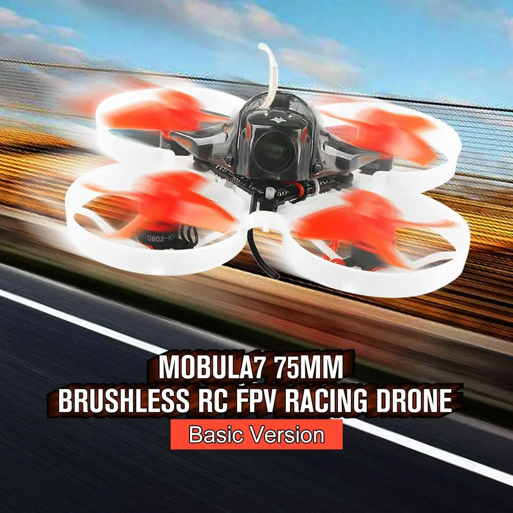 Happymodel Mobula7 75 мм Мини Crazybee F3 Pro OSD 2S Whoop RC FPV гоночный Дрон Квадрокоптер с обновлением BB2 ESC 700TVL BNF