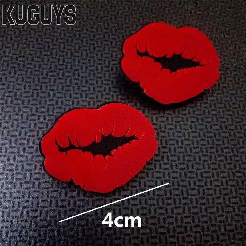 STUD EARRING KUGUYS, ювелирные изделия, акриловые гипербола, длинные серьги для женщин, Pendientes, хип-хоп помада, серьги-капли, женские серьги - Окраска металла: STUD EARRING