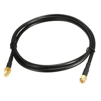 

uxcell Antenna Extension Cable RP-SMA Male to RP-SMA Female Coax Cable 3.3 Feet RG58