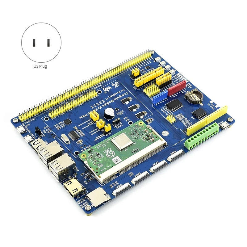  Waveshare for Raspberry Pi Compute Module 3+32GB Development Kit Type B CM3+ IO Board HDMI LCD DS18