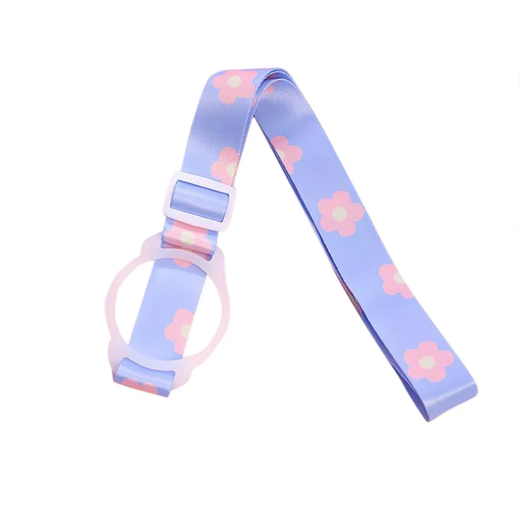 Shoulder Strap Baby Beverage Bottle Belt Carry Sling Strap Water Bottle Buckle Lanyard Portable Lanyard Water Bottle Accessories - Цвет: 2x70cm