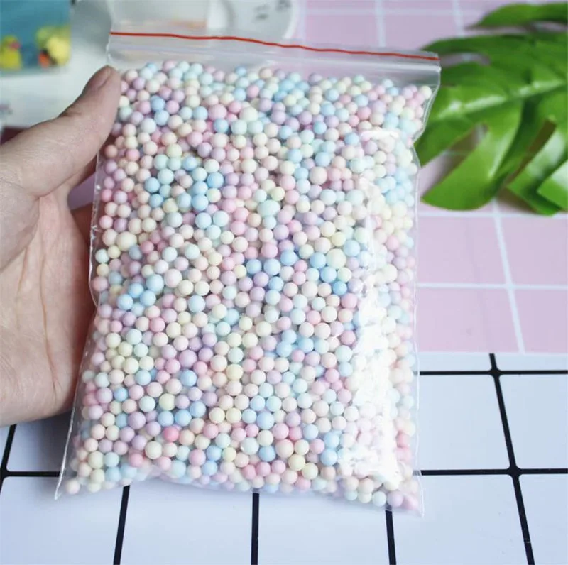 Цветные шарики из пенопласта для наполнения 2 4 мм мини рождественские