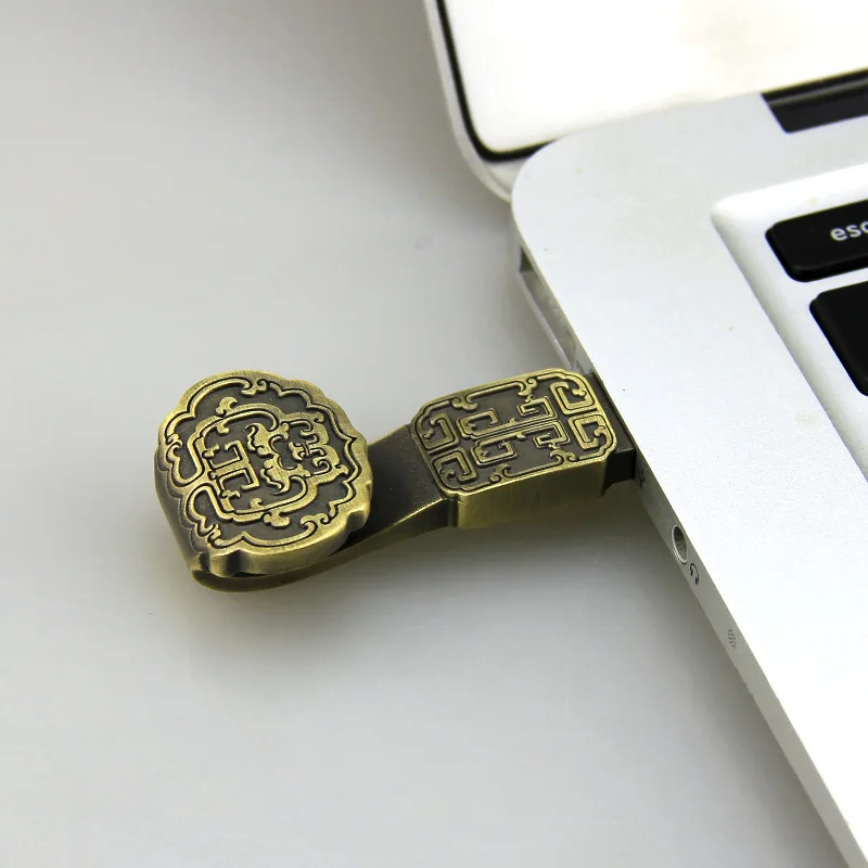 Tangfoo 8G USB флеш-накопитель диск памяти креативные винтажные подарки Китайский стиль счастливый бизнес подарки металлические поделки