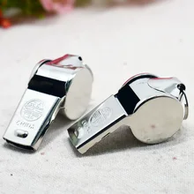 Школьные спортивные принадлежности для инструкторов, железный экологически чистый металлический свисток с гальваническим покрытием