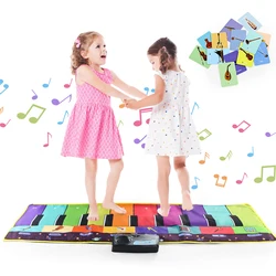 Tapete Musical electrónico para bebé, alfombra con teclado de Piano, juguete de instrumentos musicales, juguetes educativos para niños, regalo
