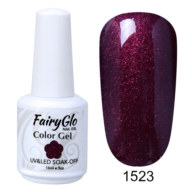 1523 FairyGlo флуоресцентный неоновый УФ-гель для ногтей Дизайн ногтей гель лак замачиваемый Vernis полуперманентный лак для ногтей 15 мл - Цвет: 1523
