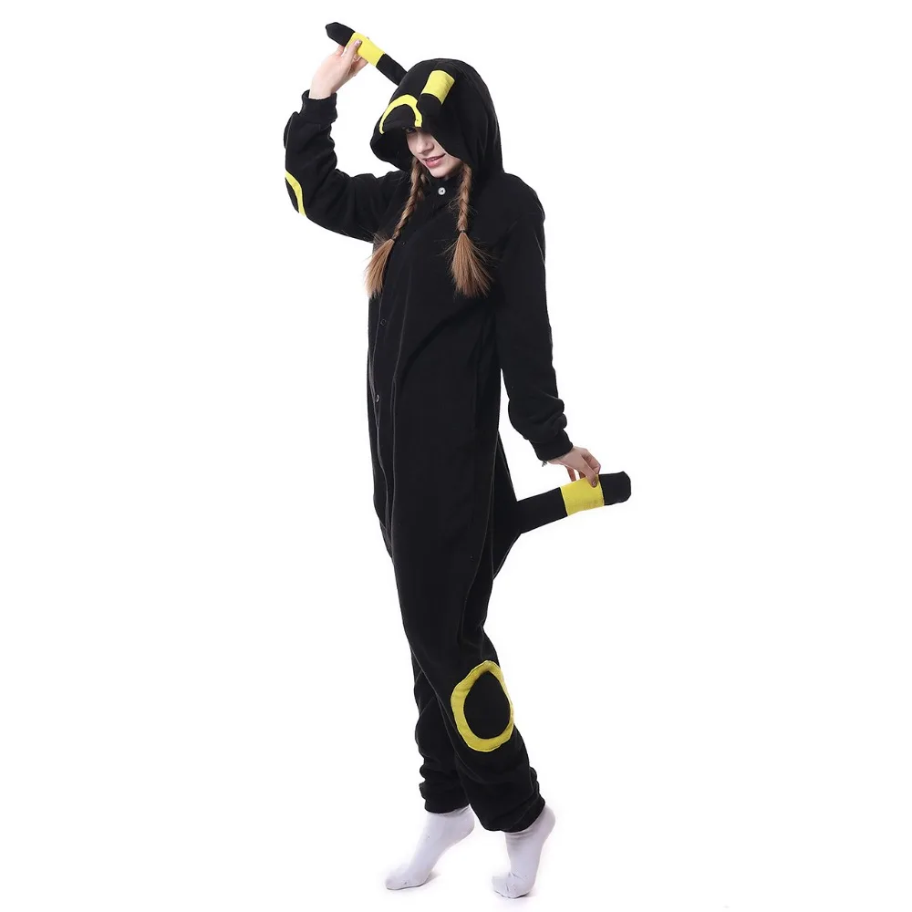 HKSNG/Новинка; Пижама с изображением животных для взрослых; Espeon Umbreon; милые комбинезоны с покемонами; костюмы для косплея; одежда для сна унисекс; Рождественский подарок; Kigu