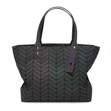 Светящиеся алмазные большие сумки на плечо женские сумки-тоут клатч Геометрическая сумка-мессенджер складные сумки повседневные хозяйственные сумки bolso