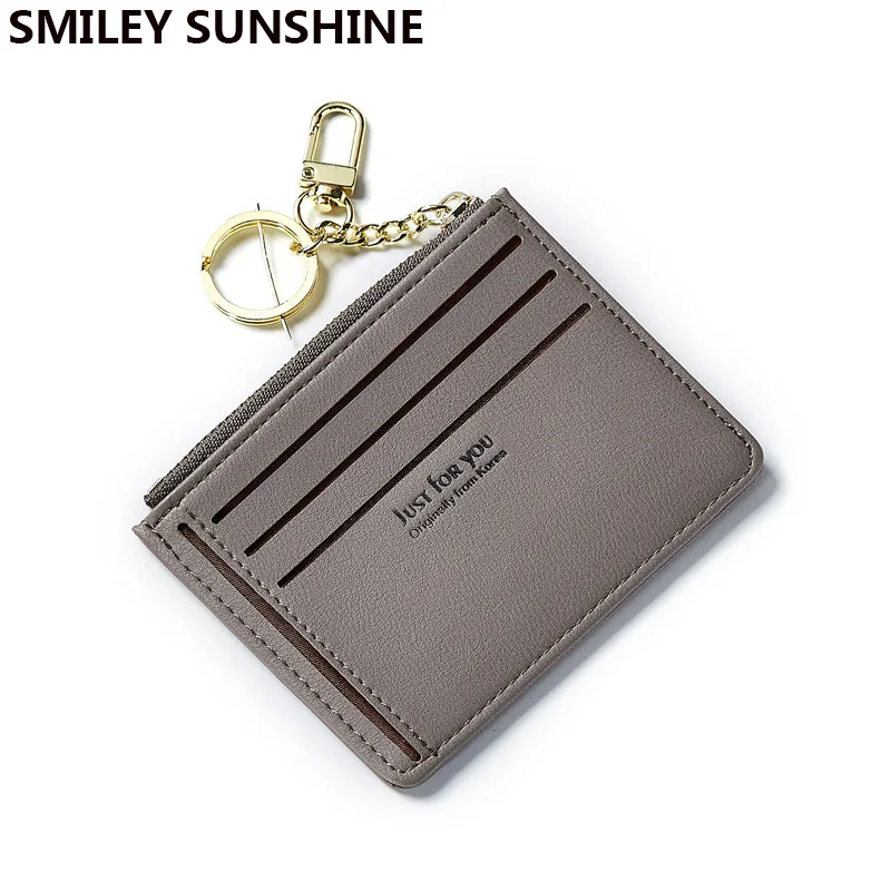 SMILEY SUNSHINE тонкий кожаный мини женский кошелек и кошельки маленький для монет