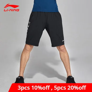

Li-Ning Men Training Shorts Breathable Regular Fit 73% Polyester 27% Spandex LiNing li ning Comfort Sport Shorts AKSN173 MKD1545