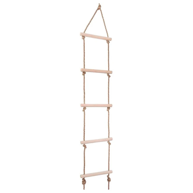 

5.7FT Rope Ladder Kids & Adults Climbing Game Funny Game Toys for Swing Accessories Tree House Playground Play Set